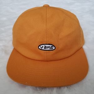 VANS Buckle Snapback Hat Yellow Orange